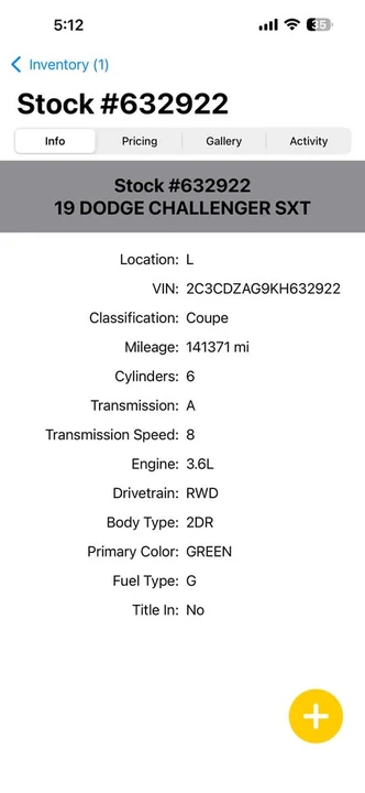 2019 Dodge Challenger 3rd Gen - Image 11 of 11