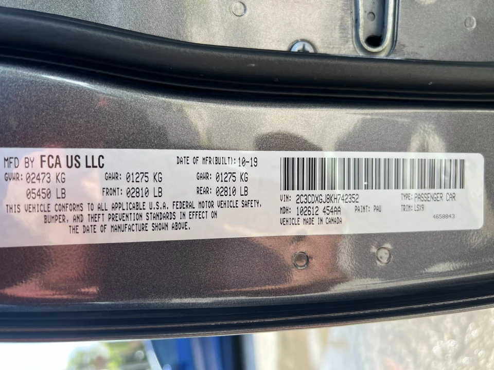 2019 Dodge Charger 7th Gen - Image 13 of 21