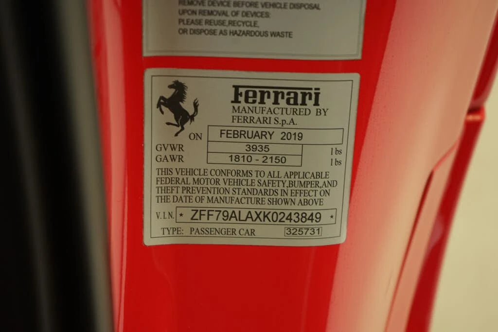 2019 Ferrari 488 GTB - Image 31 of 31