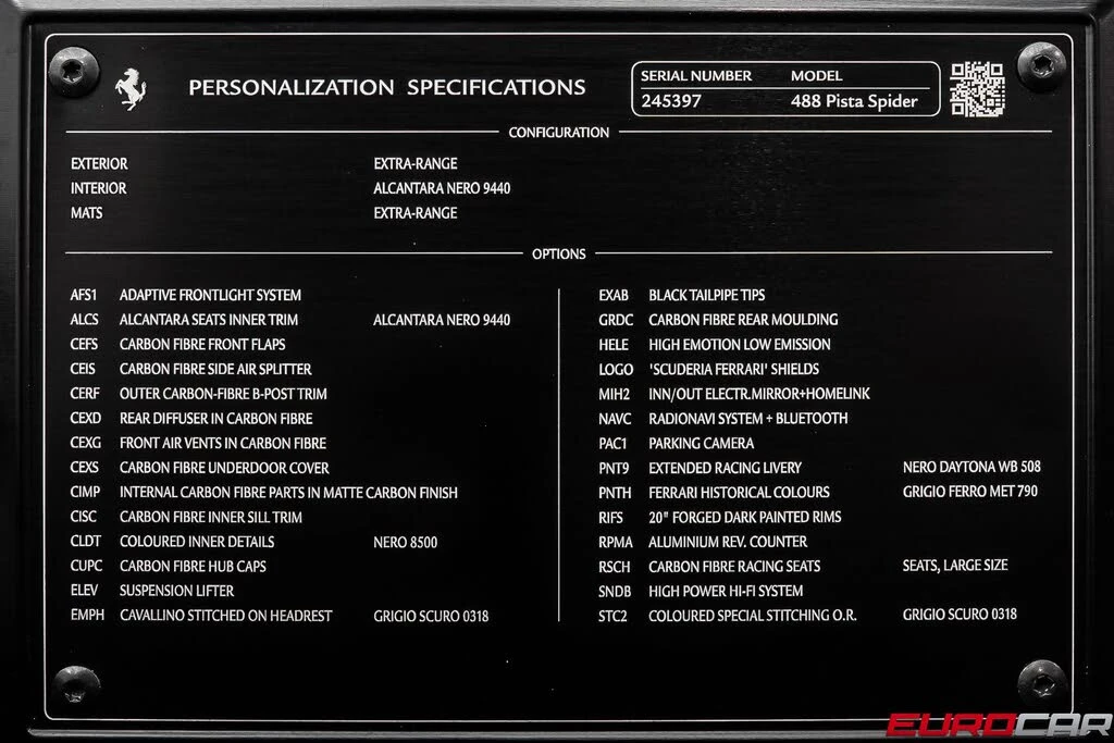 2019 Ferrari 488 Pista Spider - Image 14 of 31