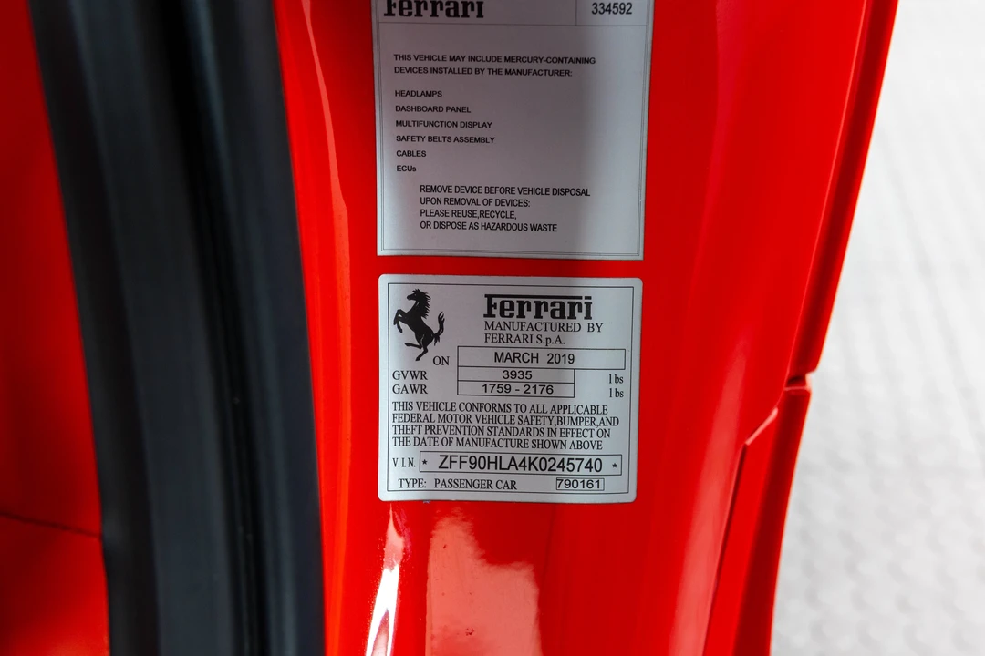 2019 Ferrari 488 Pista - Image 24 of 31