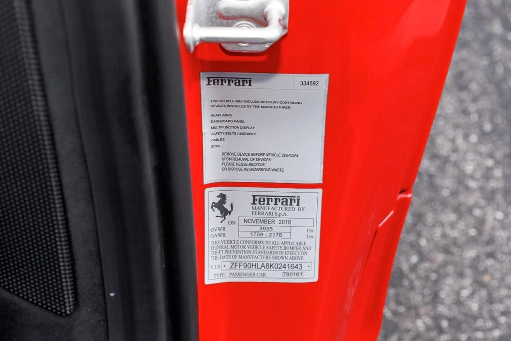 2019 Ferrari 488 Pista - Image 15 of 31