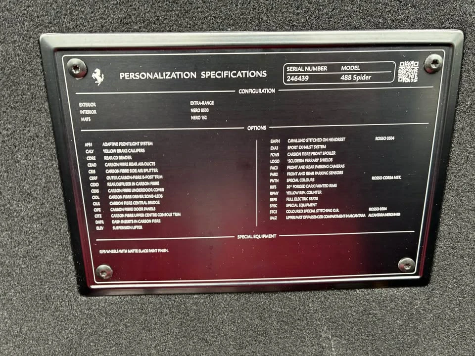 2019 Ferrari 488 Spider - Image 15 of 20