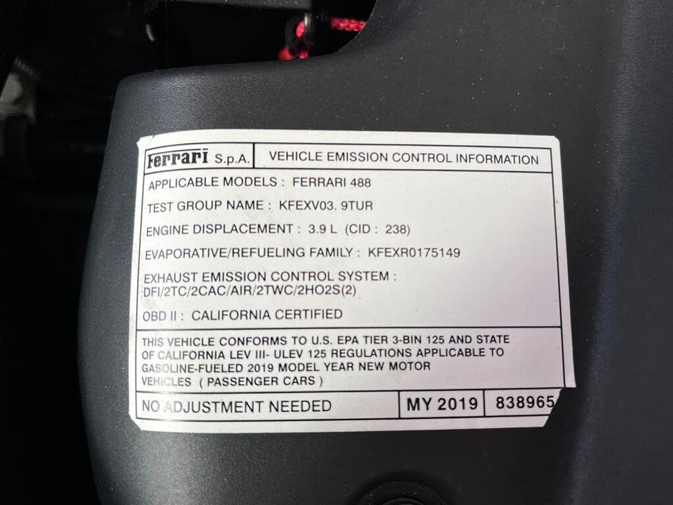 2019 Ferrari 488 Spider - Image 27 of 31