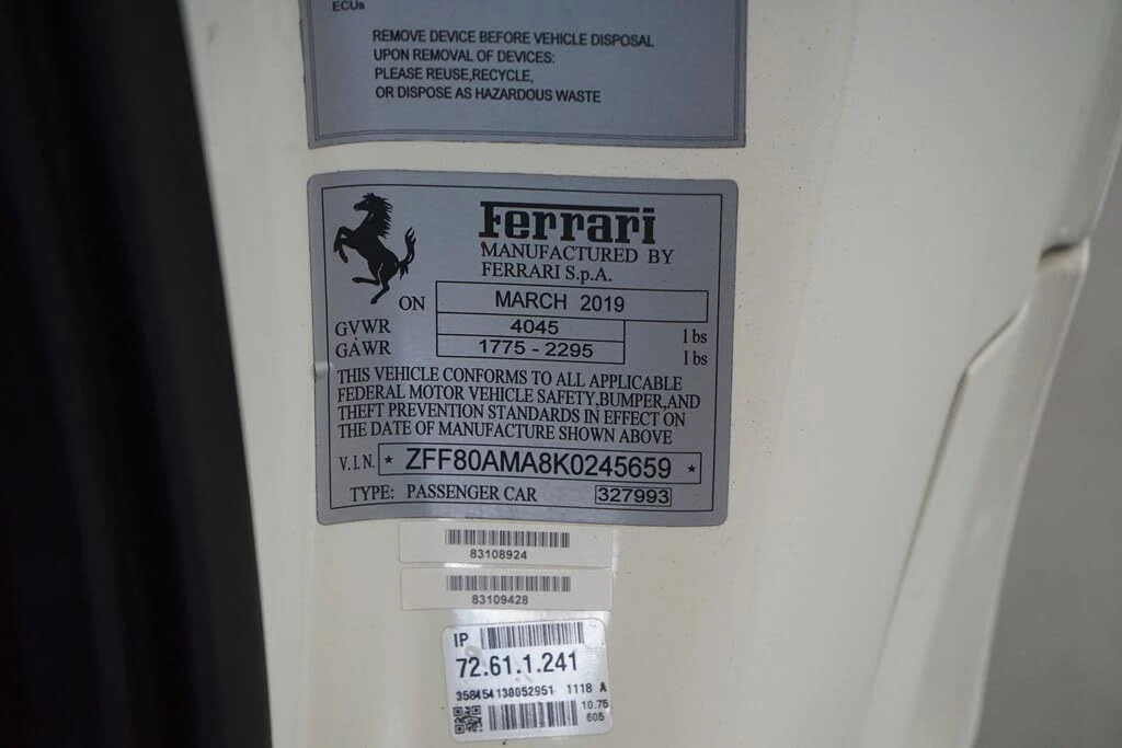 2019 Ferrari 488 Spider - Image 27 of 27