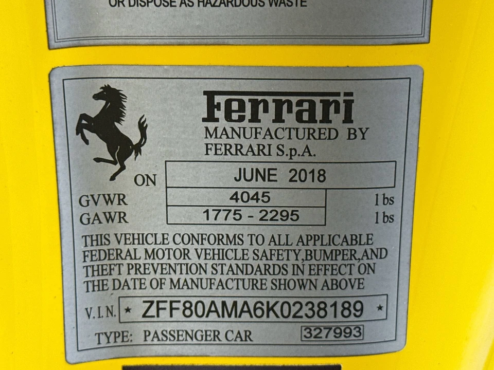 2019 Ferrari 488 Spider - Image 27 of 28