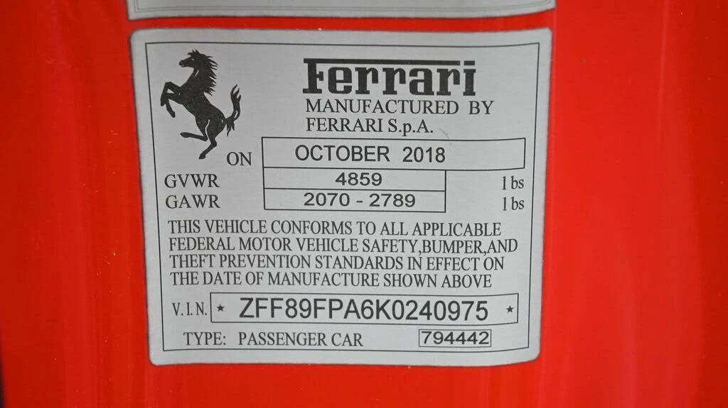 2019 Ferrari Portofino - Image 29 of 29