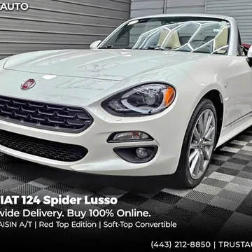 2019 Fiat 124 Spider Lusso Soft-Top Convertible w/Red Top Edition