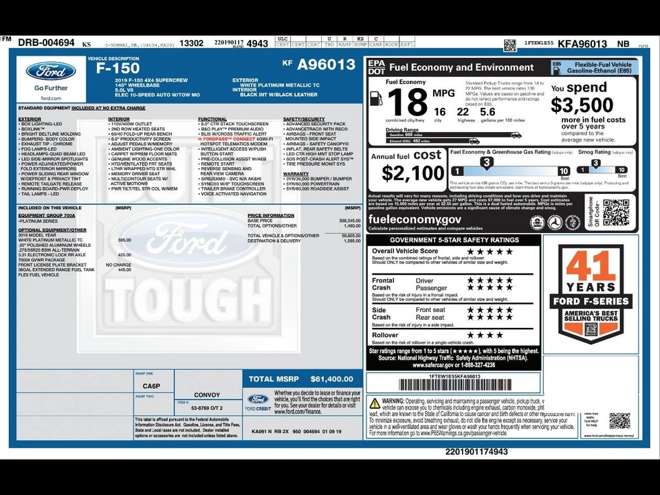 2019 Ford F-150 13th Gen - Image 5 of 21