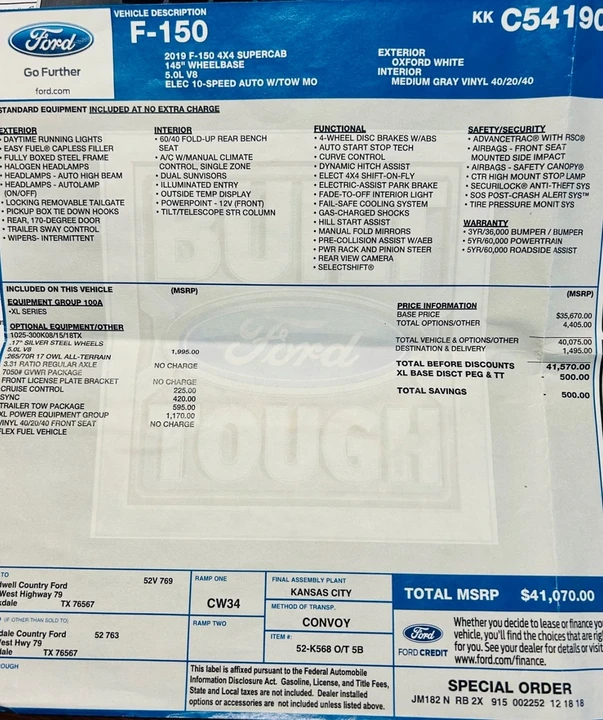 2019 Ford F-150 13th Gen - Image 15 of 21