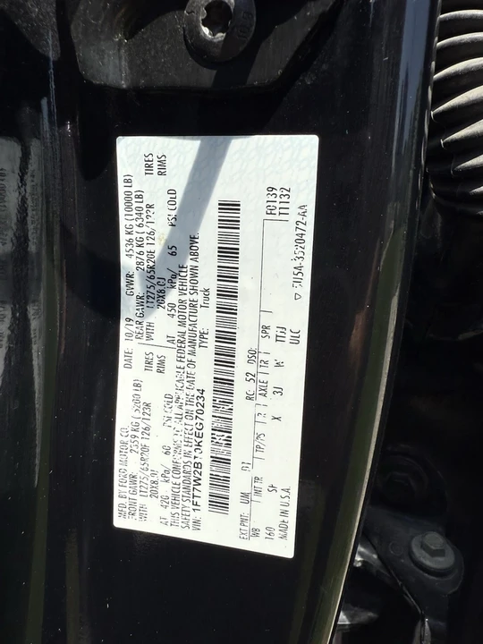 2019 Ford Super Duty 4th Gen - Image 13 of 15