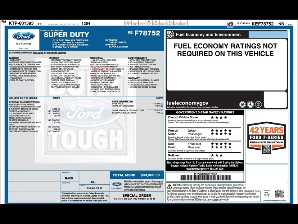 2019 Ford Super Duty 3rd Gen - Image 4 of 12