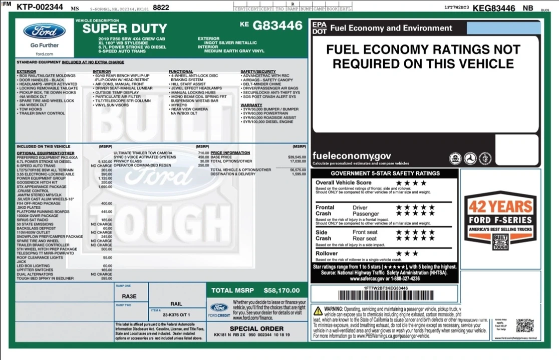 2019 Ford Super Duty 4th Gen - Image 4 of 12
