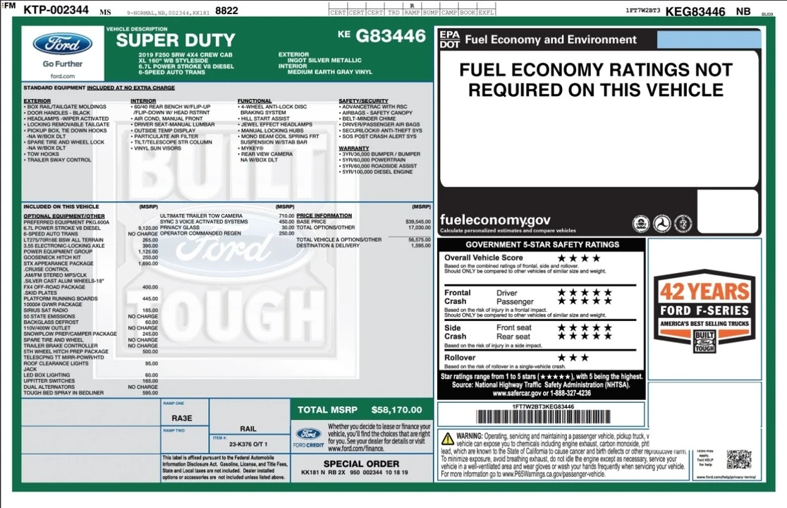2019 Ford Super Duty 5th Gen - Image 4 of 12