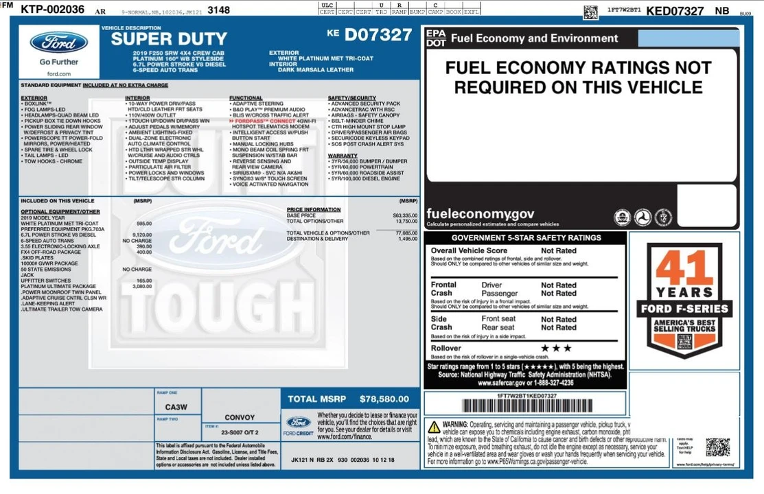 2019 Ford Super Duty 4th Gen - Image 4 of 31
