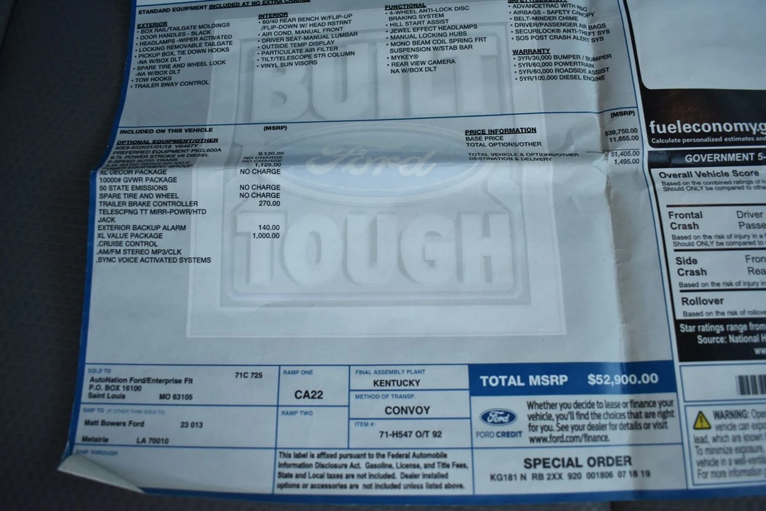 2019 Ford Super Duty 4th Gen - Image 18 of 22
