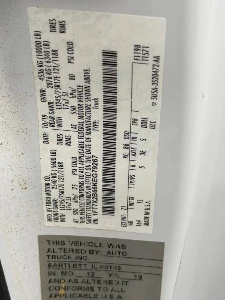 2019 Ford Super Duty 4th Gen - Image 4 of 12