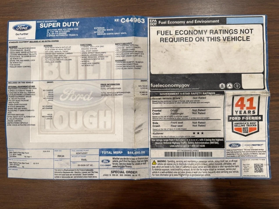 2019 Ford Super Duty 4th Gen - Image 9 of 14
