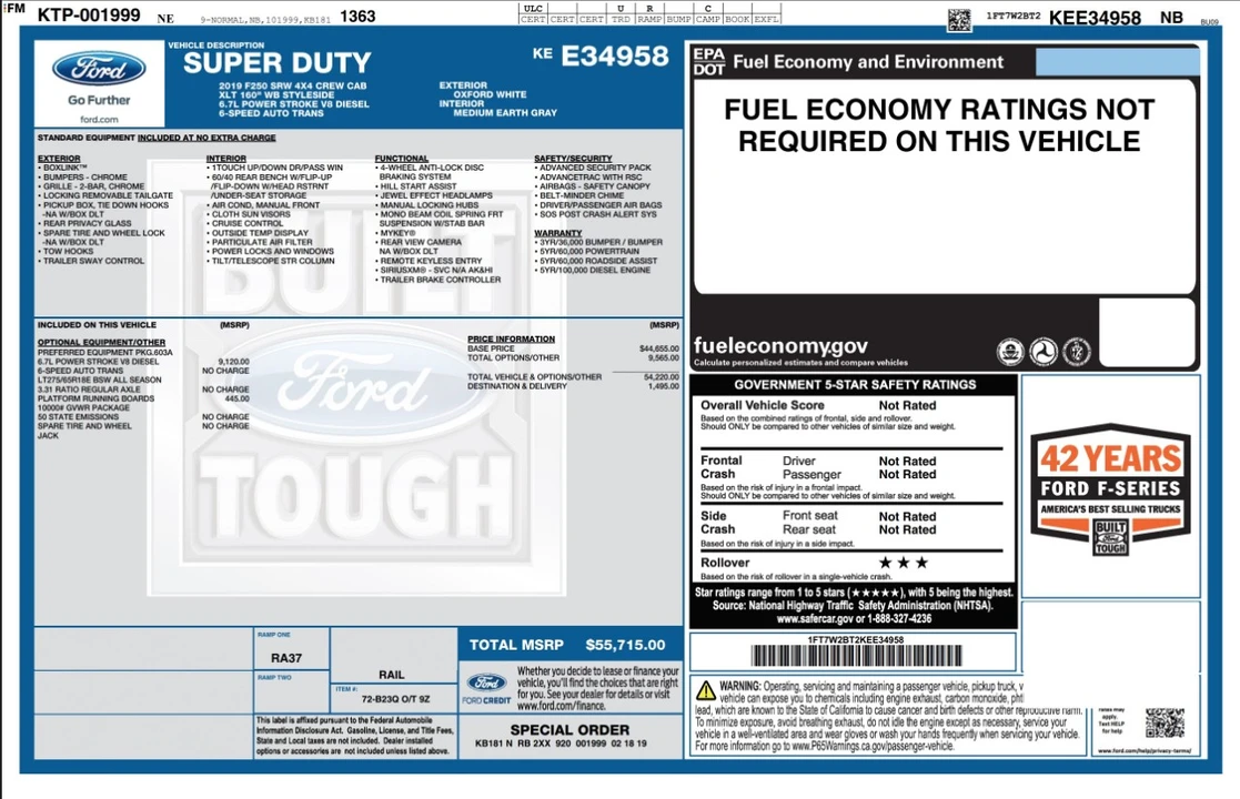 2019 Ford Super Duty 4th Gen - Image 3 of 12