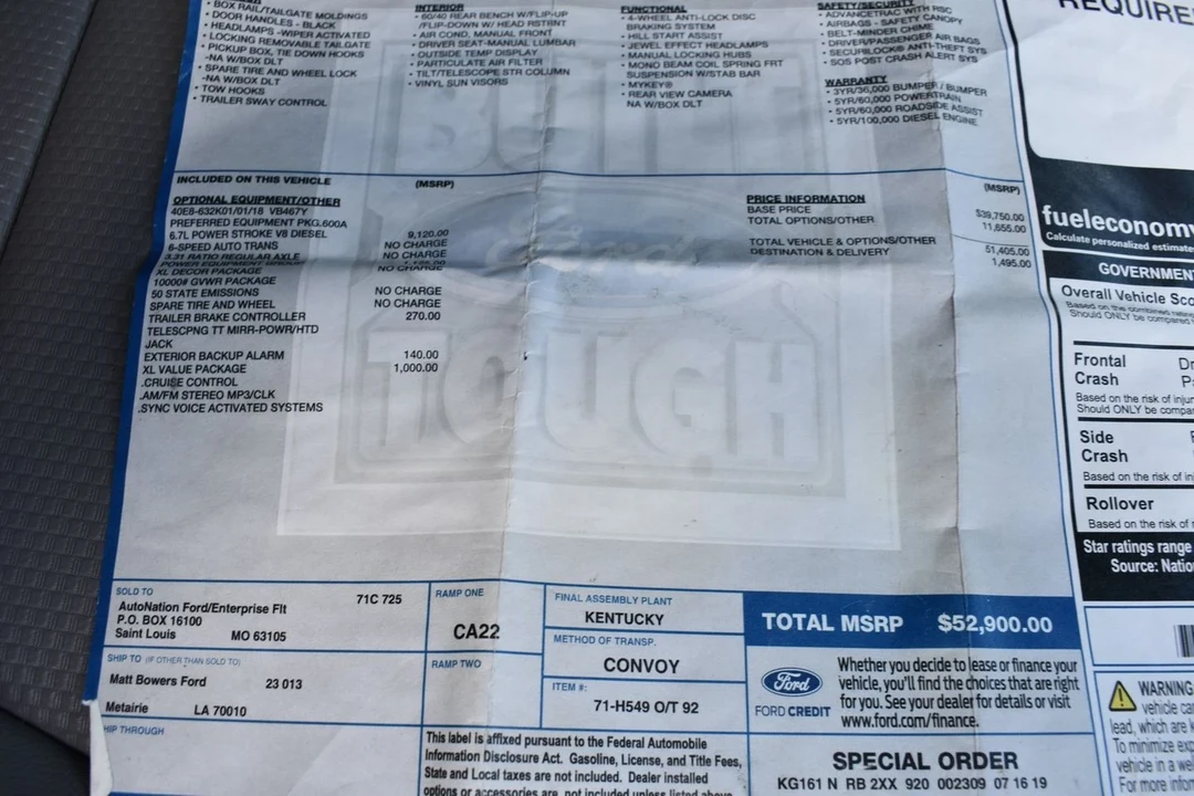 2019 Ford Super Duty 4th Gen - Image 18 of 21