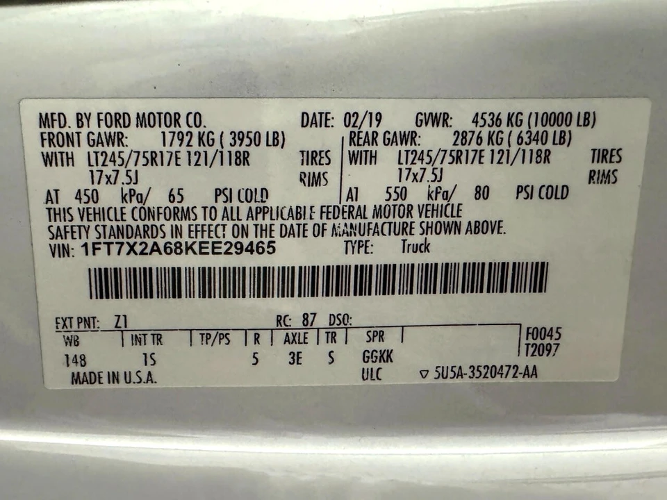 2019 Ford Super Duty 4th Gen - Image 9 of 21