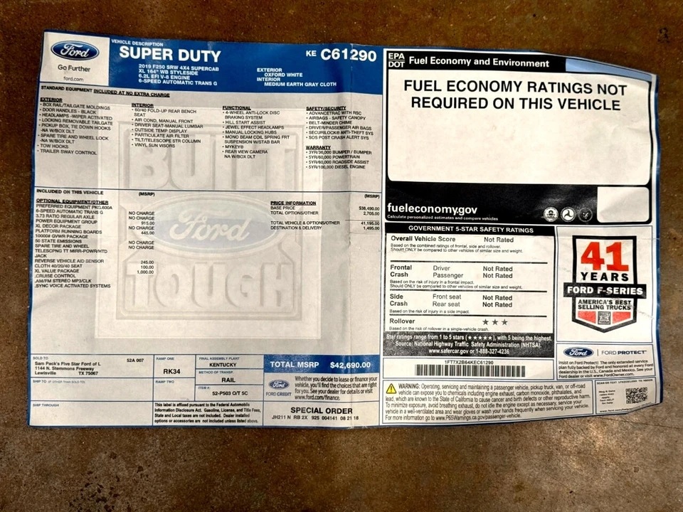 2019 Ford Super Duty 3rd Gen - Image 7 of 8
