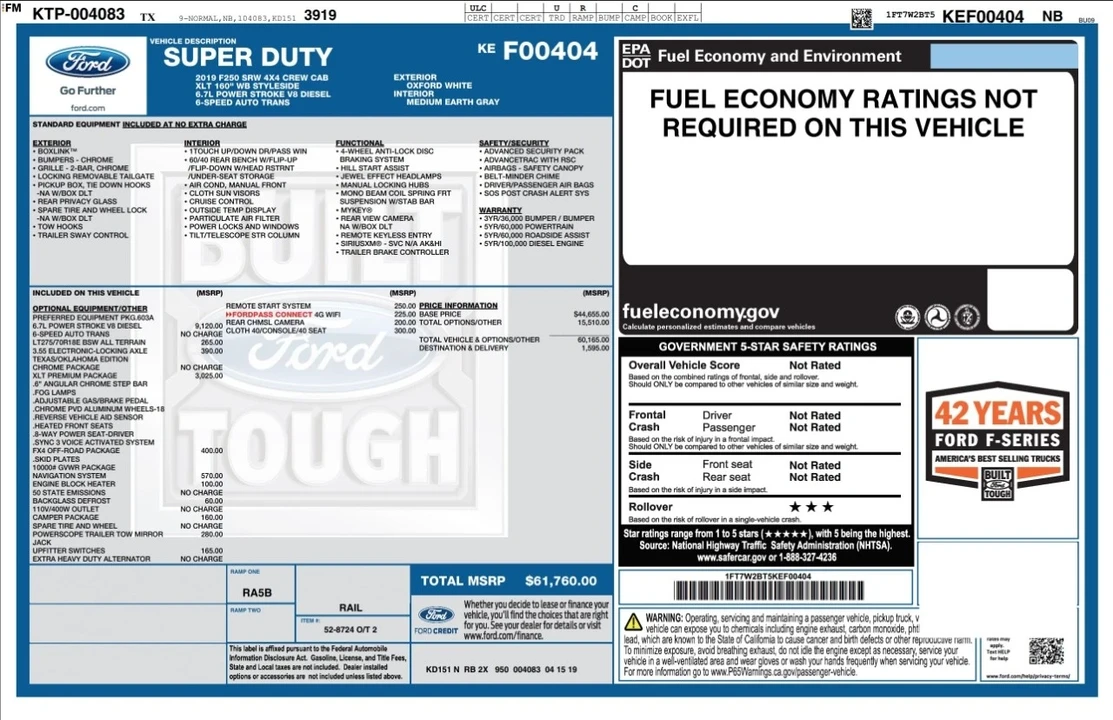 2019 Ford Super Duty 4th Gen - Image 20 of 20