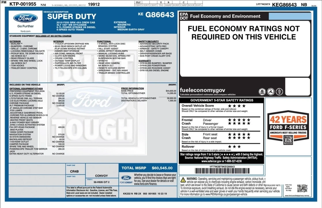 2019 Ford Super Duty 4th Gen - Image 4 of 12