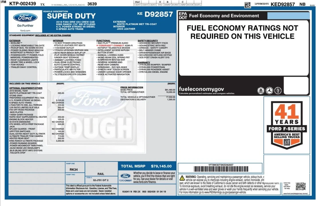 2019 Ford Super Duty 4th Gen - Image 4 of 31