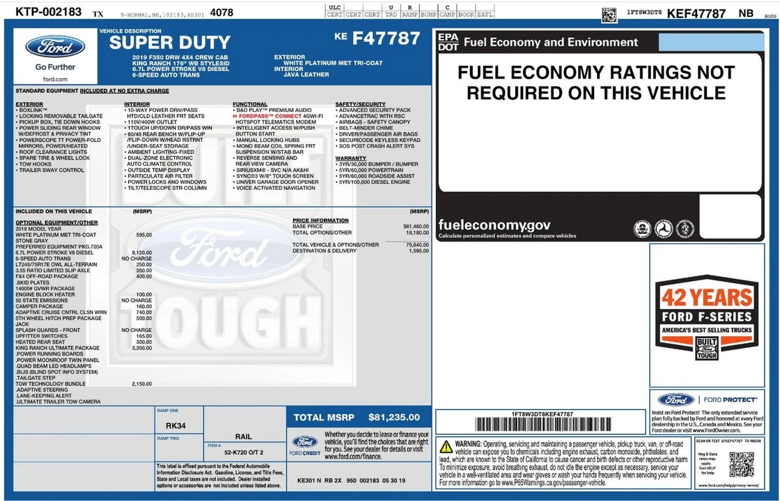 2019 Ford Super Duty 4th Gen - Image 5 of 12