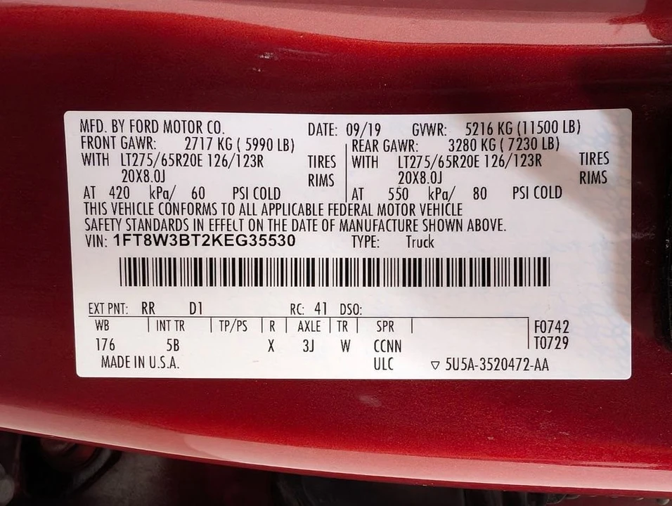 2019 Ford Super Duty 4th Gen - Image 31 of 31