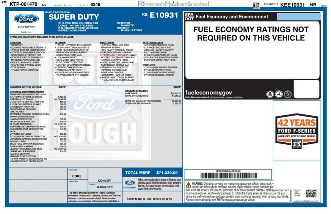 2019 Ford Super Duty 4th Gen - Image 3 of 21