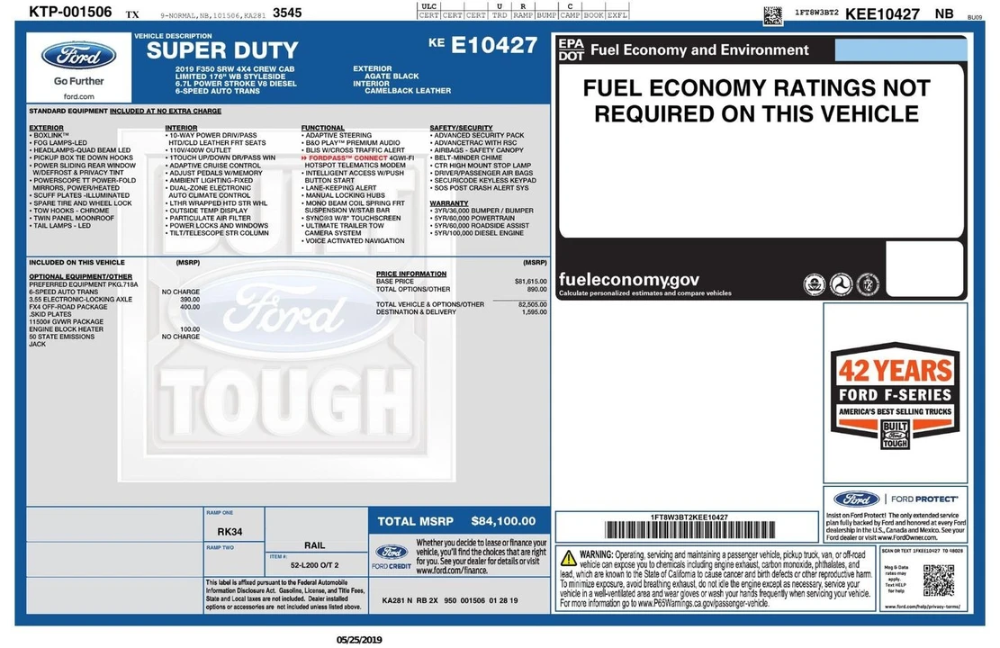 2019 Ford Super Duty 4th Gen - Image 6 of 31