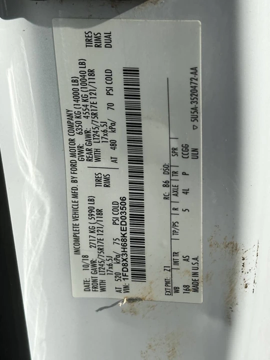 2019 Ford Super Duty 4th Gen - Image 19 of 19
