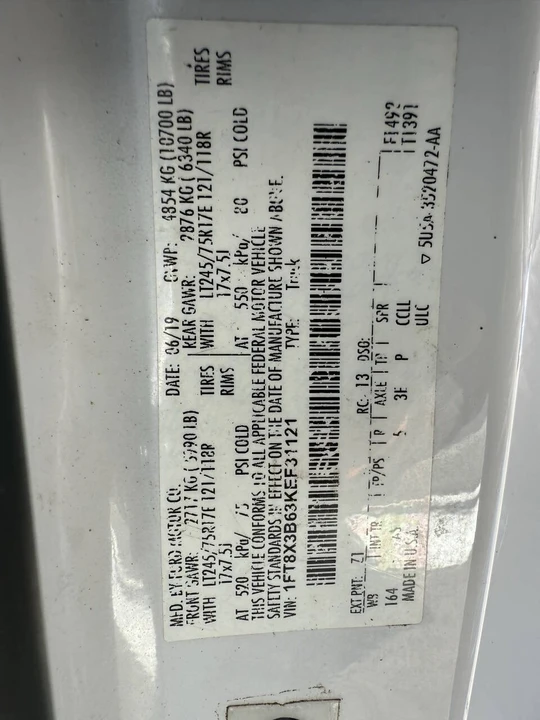2019 Ford Super Duty 4th Gen - Image 14 of 19