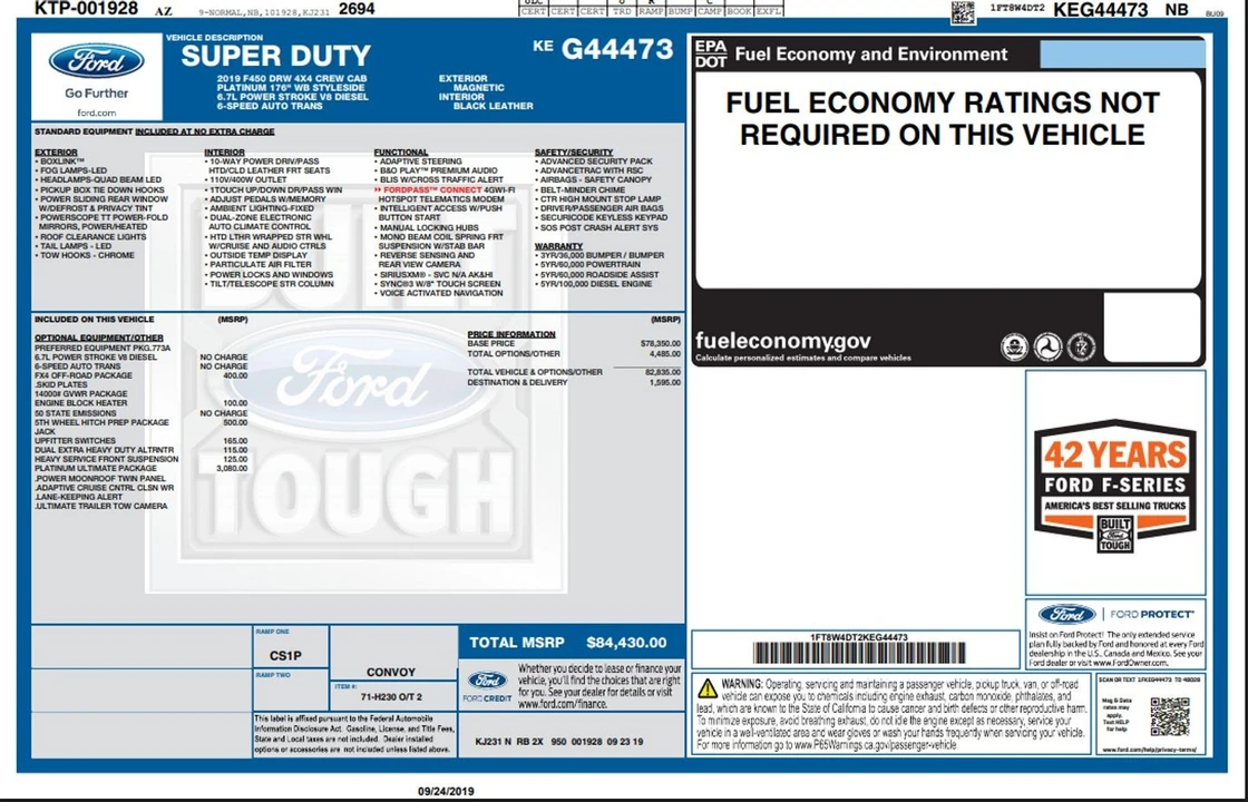 2019 Ford Super Duty 4th Gen - Image 6 of 21