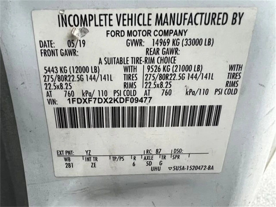 2019 Ford Super Duty 4th Gen - Image 22 of 22