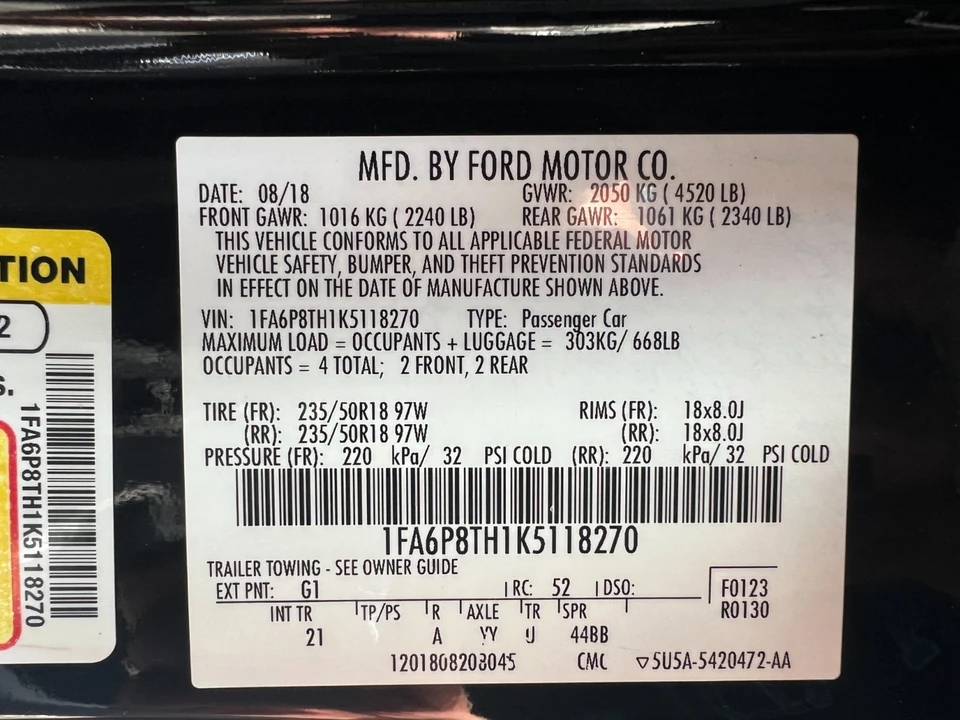 2019 Ford S550 Mustang - Image 19 of 31