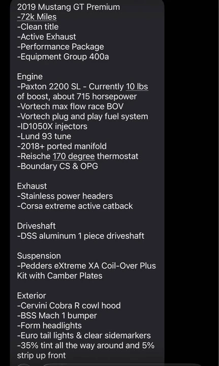 2019 Ford S550 Mustang GT - Image 10 of 11