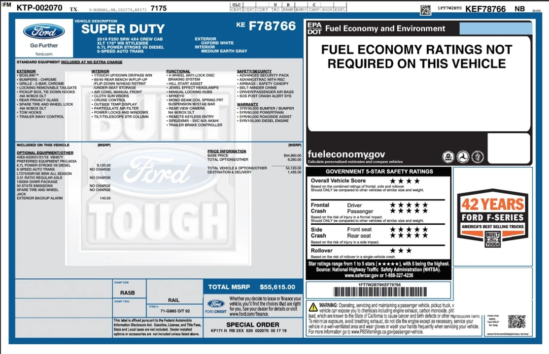2019 Ford Super Duty 4th Gen - Image 4 of 12