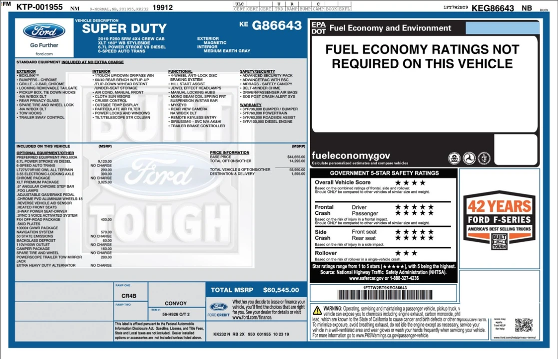 2019 Ford Super Duty 4th Gen - Image 4 of 12