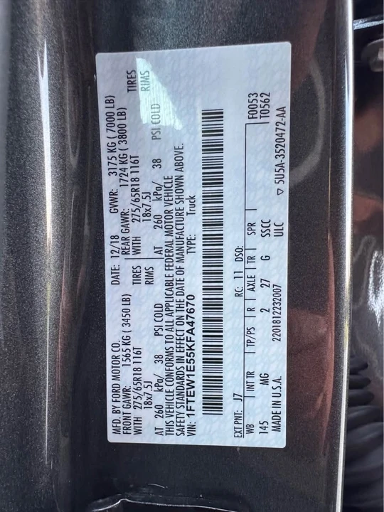 2019 Ford F-150 13th Gen - Image 9 of 15