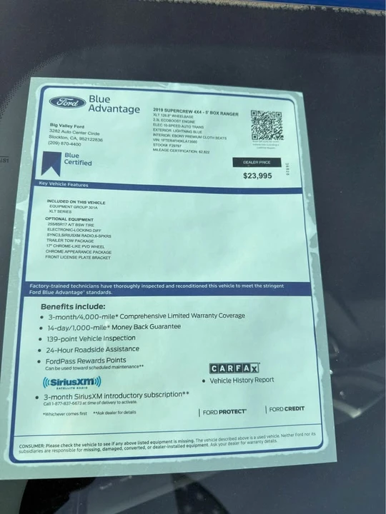 2019 Ford Ranger 4th Gen - Image 2 of 14
