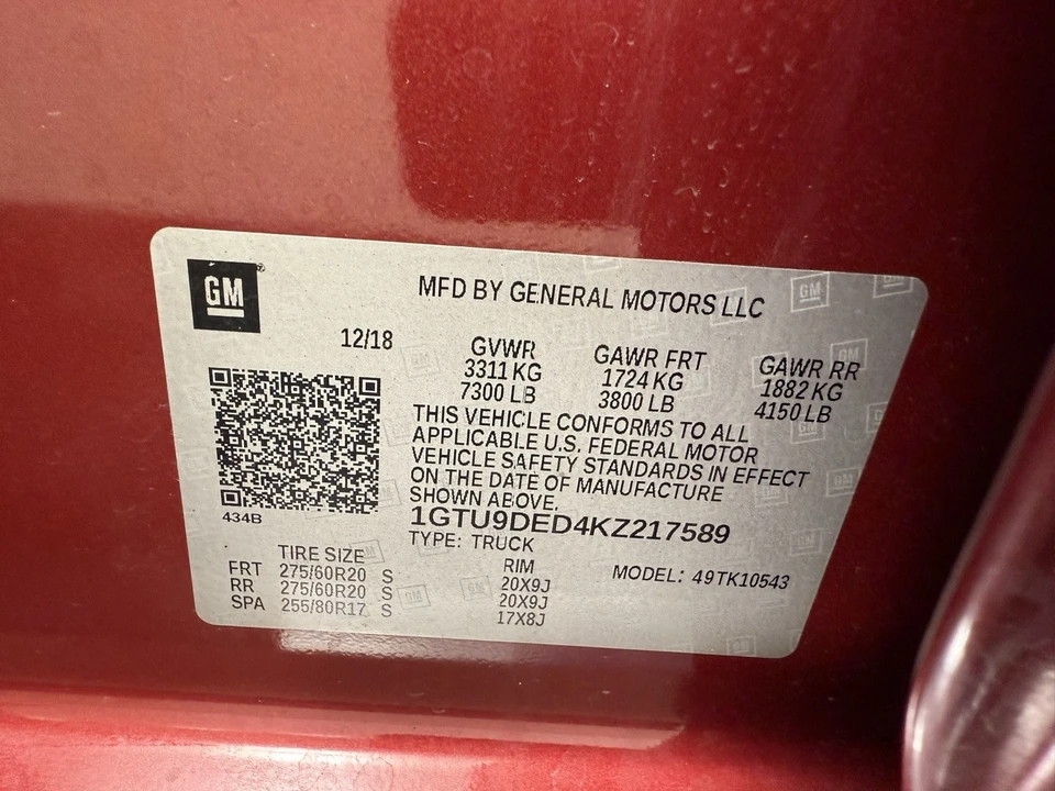 2019 GMC Sierra 5th Gen - Image 15 of 21