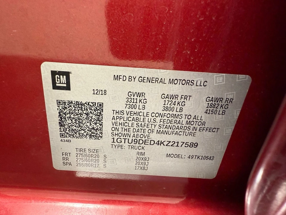 2019 GMC Sierra 5th Gen - Image 15 of 21