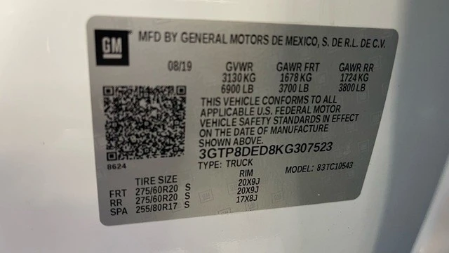 2019 GMC Sierra 5th Gen - Image 20 of 31