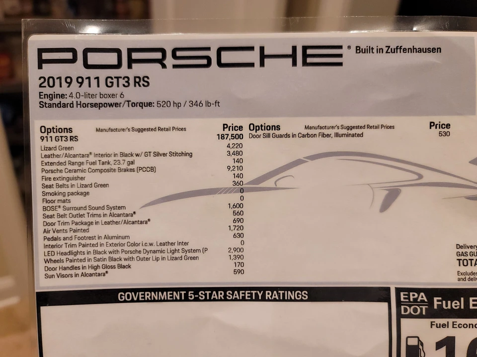 2019 Porsche 991 GT3 RS - Image 5 of 15
