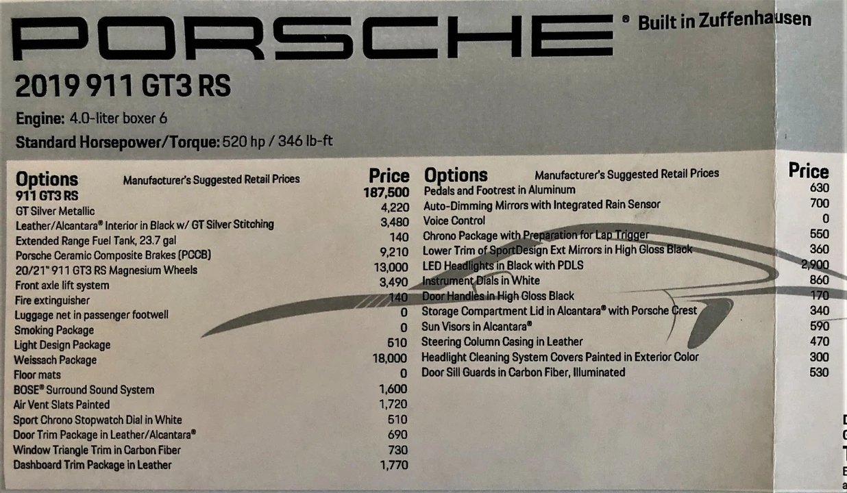 2019 Porsche 991 GT3 RS - Image 22 of 24