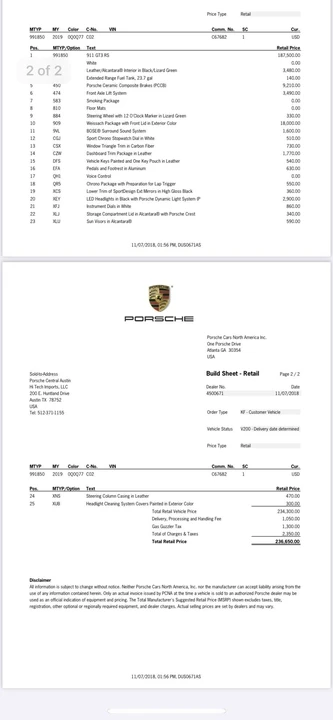 2019 Porsche 991 GT3 RS - Image 14 of 15