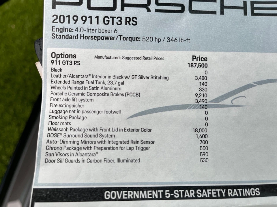 2019 Porsche 991 GT3 RS - Image 19 of 31